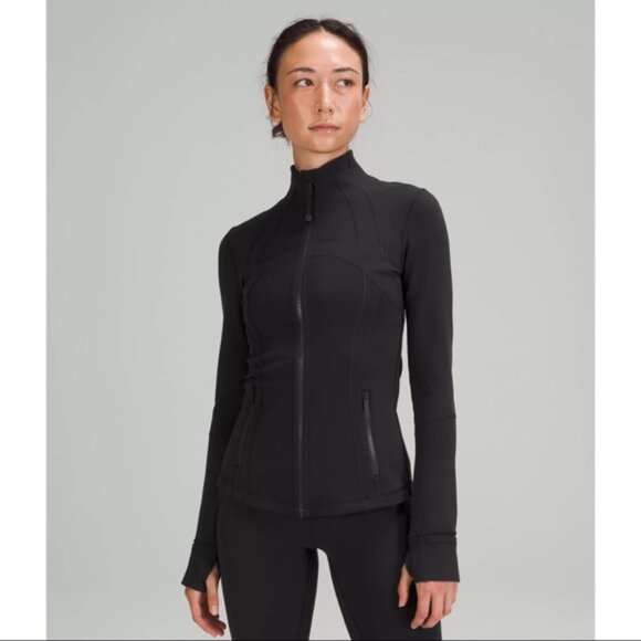 Lululemon Black Define Jacket Lyon Size 4 Kate Middleton Athleisure - Picture 1 of 10